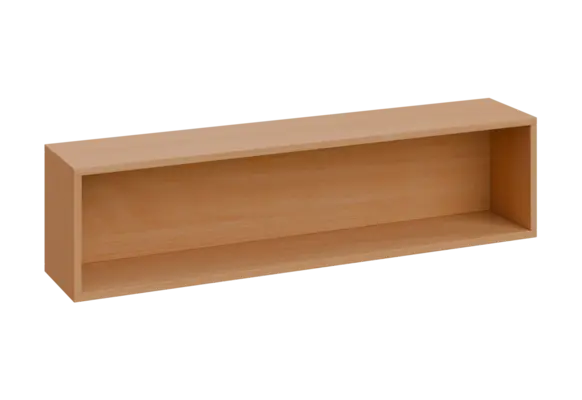 BPB - 120 police na zeď, 240x1200x300, buk royal